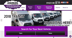 Desktop Screenshot of andrewsautos.co.uk